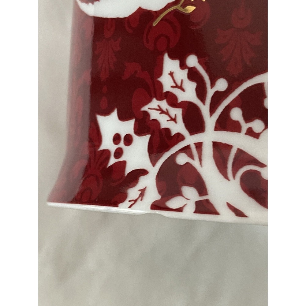 2010 Starbucks Mug Designed by Rosanna Birds Branch Gold 12oz Holiday - Picture 7 of 9
